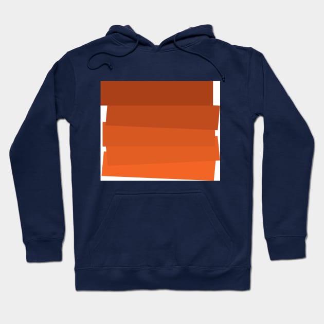 Tumbling Orange Blocks Hoodie by PSCSCo